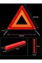 2 Pieces Foldable Triangle Reflector Vehicle Warning Triangle – Auto Emergency Reflector with Stand - 3