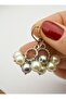Glass Pearl Earrings - Multicolor - - 3