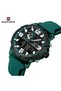 Men's Wristwatch Sport Stylish Digital Analog Led Light Steel Band Boxed Packed in Bag - 2