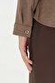 Stylish Shirt with Robal Design - Light Brown - 3