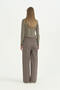 Wide Leg Trousers - Smoked - 4