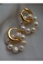 Pearl Earrings - Gold Color - - 2