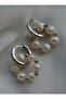 Pearl Earrings - Silver Color - - 2