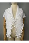 Hand knitted design bohemian triangle shoulder scarf shawl