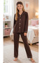 Unisex Children's Bitter Brown Eye Patch Pajama Set - 2