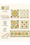 Throw Pillow Cover and Runner Set Mediterranean Citrus, Decorative Sofa and Coffee Table Set - 3