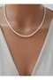 12 mm White Pearl Necklace - - 4
