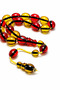 Sıkma Ateş Amber Mascot Large Grain Special Design Men's Prayer Beads - 3