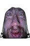 حقائب AIZAWA Sam HYD-E Face Meme ذات الأربطة القابلة للشد، حقائب ظهر رياضية للصالة الرياضية، حقائب تخزين، حقائب سينش جودي