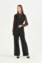 Torba Kesit Lightweight Slim Blazer Vest - Black