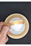 Swiss Made Gold Gilt Embroidered Antique Coffee Cup 80 ml - 3