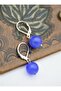 Jade Stone Earrings - Multicolor - - 2