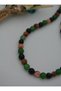 Ceyt Natural Stone t Lock Necklace - Multi-Colored - - 3