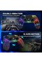 وحدة تحكم لجهاز PS4، مع إضاءة RGB، بطارية 1000 مللي أمبير، اهتزاز مزدوج، تحكم حركي سداسي المحاور - 4