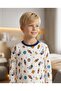 Unisex Children's Space Patterned 100% Cotton Pajama Set