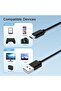 كابل شحن USB-A إلى Micro USB، مزود بتقنية مزامنة البيانات بسرعة 480 ميجابت في الثانية، سلك شحن سريع USB 2.0 بطول 3.3 قدم، متوافق مع - 3