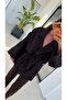 Ekos Short Trench Coat Burgundy - 3