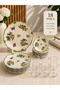 18 Piece Butterfly Luxury Cake Tea Time Set - 2