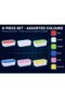Food Storage Containers with Lids, 6 Pack 250ml, Assorted Colours - Small Airtight BPA-Free Plastic Meal Prep Pots, Stackable & Reusable - Freezer, Microwave & Dishwasher Safe - 5