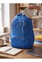 Unisex Waterproof Multi-Compartment Crinkle Fabric School Bag Laptop Bag