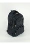 Unisex Waterproof Multi-Compartment Crinkle Fabric School Bag Laptop Bag - 2
