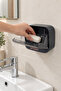 Rectangular Transparent Adhesive Wall Soap Dish with Cover, Self-Drying - 2