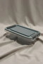 Gondol Sigma 2 Compartment 500 ml Storage Container with Lid |   Breakfast and Snack Tray Gray