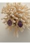 AMETHYST NATURAL STONE EARRING
