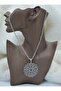 Mandala Necklace - Silver Color - - 3
