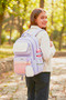Lusso Girls' Orthopedic Middle and High School Backpack with Pen Holder 23 Liters, Lilac - 4