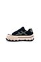 Genuine Suede Leather 4 cm High Sole Women's Black Sneaker Sports Shoes - 4