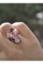 Kuvart Handmade Ring - Pink - - 3