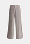 Plain Wide-Leg Trousers Grey - 2