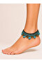 Turquoise Natural Stone Boho Style Anklet with Charms - 2