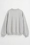 Women's Oversize V-Neck Embroidered Sweatshirt - 3