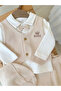 100% Cotton Premium Quality 5-Piece Bow Tie Newborn Hospital Discharge Set Baby Birth Gift - 4