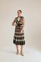 Sleeveless Jacket with Geometric Patterns Multicolor - 2