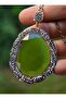 Cat's Eye Large Necklace - Green -