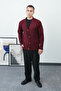 Men's Burgundy Premium Knitwear Cardigan - 3
