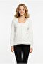 Women's Buttoned Stretchy Long Sleeve Knitwear Cardigan