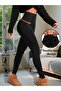 Women's high waist corseted hook detailed daily comfortable raised diver tights