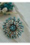 Helen Turquoise Adjustable Ring - - 2