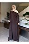Large Size Cotton Savior Casual Robe with Elastic Sleeves - 6