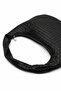 Women's Knitted Pattern Retro University Bag Black - 4