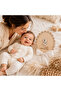Baby 1-12 Months Monthly Memory Plaque Wooden Photo Shooting Set with Replaceable Numbers and Bow - 4