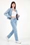 Cotton High Waist Straight Leg Jeans Women's Denim Pants 7031007 - 2