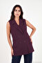 Oversize Double-Breasted Collar Sleeveless Buttoned Vest Women's Vest 6523000 - 5