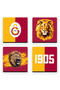 Aslan Wooden Coasters (Set of 4) - Licensed Original