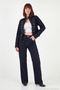 Cotton High Waist Wide Leg Jeans Women's Denim Pants 7031006 - 4