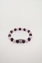 Certified Amethyst and Pink Quartz Natural Stone Bracelet